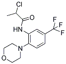 2-CHLORO-N-[2-MORPHOLIN-4-YL-5-(TRIFLUOROMETHYL)PHENYL]PROPANAMIDE Struktur