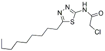 2-CHLORO-N-(5-NONYL-[1,3,4]THIADIAZOL-2-YL)-ACETAMIDE Struktur