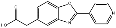 2-[2-(4-PYRIDINYL)-1,3-BENZOXAZOL-5-YL]ACETIC ACID Struktur