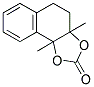 3A,9B-DIMETHYL-3A,4,5,9B-TETRAHYDRONAPHTHO[1,2-D][1,3]DIOXOL-2-ONE Struktur