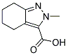 2-METHYL-4,5,6,7-TETRAHYDRO-2H-INDAZOLE-3-CARBOXYLIC ACID Struktur