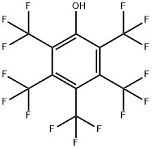 2,3,4,5,6-PENTAKISTRIFLUOROMETHYLPHENOL Struktur