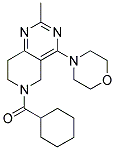 CYCLOHEXYL-(2-METHYL-4-MORPHOLIN-4-YL-7,8-DIHYDRO-5H-PYRIDO[4,3-D]PYRIMIDIN-6-YL)-METHANONE Struktur