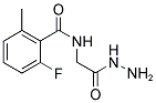 2-CHLORO-6-FLUORO-N-(2-HYDRAZINO-2-OXOETHYL)BENZAMIDE Struktur