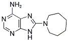 8-AZEPAN-1-YL-9H-PURIN-6-AMINE Struktur