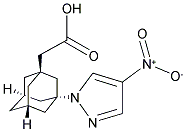 [3-(4-NITRO-PYRAZOL-1-YL)-ADAMANTAN-1-YL]-ACETIC ACID Struktur