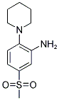 5-(METHYLSULFONYL)-2-PIPERIDIN-1-YLANILINE Struktur