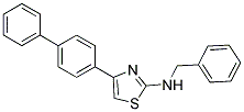 BENZYL-(4-BIPHENYL-4-YL-THIAZOL-2-YL)-AMINE Struktur