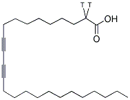 10,12-PENTACOSADIYNOIC ACID, [2-3H] Struktur