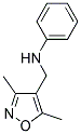 (3,5-DIMETHYL-ISOXAZOL-4-YLMETHYL)-PHENYL-AMINE Struktur