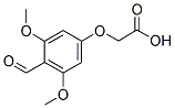 2-(4-FORMYL-3,5-DIMETHOXYPHENOXY)ACETIC ACID Struktur