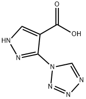 3-TETRAZOL-1-YL-1H-PYRAZOLE-4-CARBOXYLIC ACID Struktur