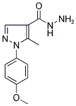 1-(4-METHOXY-PHENYL)-5-METHYL-1H-PYRAZOLE-4-CARBOXYLIC ACID HYDRAZIDE Struktur