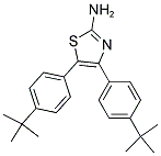 4,5-BIS-(4-TERT-BUTYL-PHENYL)-THIAZOL-2-YLAMINE Struktur