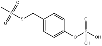 4-PHOSPHORYLOXYBENZYL METHANETHIOSULFONATE Struktur