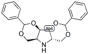 1,3:4,6-DI-O-BENZYLIDENE-2,5-DIDEOXY-2,5-IMINO-L-IDITOL Struktur