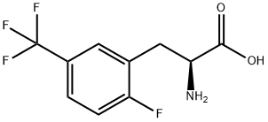 2-FLUORO-5-(TRIFLUOROMETHYL)-DL-PHENYLALANINE Struktur