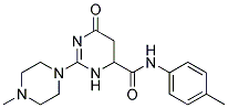 N-(4-METHYLPHENYL)-2-(4-METHYLPIPERAZIN-1-YL)-6-OXO-3,4,5,6-TETRAHYDROPYRIMIDINE-4-CARBOXAMIDE Struktur