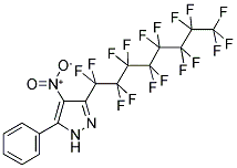 4-NITRO-3-PERFLUOROOCTYL-5-PHENYLPYRAZOLE Struktur