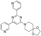 8-(2,6-DIPYRIDIN-3-YLPYRIMIDIN-4-YL)-1,4-DIOXA-8-AZASPIRO[4.5]DECANE Struktur