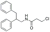 3-CHLORO-N-(1,2-DIPHENYLETHYL)-PROPIONAMIDE Struktur