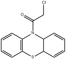 2-CHLORO-1-(4A,10A-DIHYDRO-PHENOTHIAZIN-10-YL)-ETHANONE Struktur