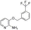 3-([3-(TRIFLUOROMETHYL)BENZYL]OXY)-2-PYRIDINAMINE Struktur