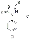 POTASSIUM 4-(4-CHLOROPHENYL)-5-THIOXO-4,5-DIHYDRO-1,3,4-THIADIAZOLE-2-THIOLATE Struktur