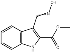 METHYL 3-[(HYDROXYIMINO)METHYL]-1H-INDOLE-2-CARBOXYLATE Struktur