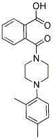 2-([4-(2,4-DIMETHYLPHENYL)PIPERAZIN-1-YL]CARBONYL)BENZOIC ACID Struktur