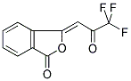 3-[3,3,3-TRIFLUORO-2-OXOPROP-(Z)-YLIDENE]-3H-ISOBENZOFURAN-1-ONE Struktur