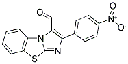 2-(4-NITRO-PHENYL)-BENZO[D]IMIDAZO[2,1-B]THIAZOLE-3-CARBALDEHYDE Struktur