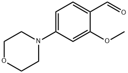 2-METHOXY-4-MORPHOLIN-4-YL-BENZALDEHYDE Struktur