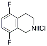 5,8-DI-FLUORO-1,2,3,4-TETRAHYDROISOQUINOLINE HCL Struktur