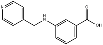 3-[(PYRIDIN-4-YLMETHYL)-AMINO]-BENZOIC ACID Struktur