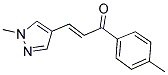 3-(1-METHYL-1H-PYRAZOL-4-YL)-1-P-TOLYL-PROPENONE Struktur