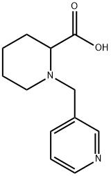 1-(PYRIDIN-3-YLMETHYL)PIPERIDINE-2-CARBOXYLIC ACID Struktur