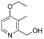 4-ETHOXY-2-HYDROXYMETHYL-3-METHYLPYRIDINE Struktur