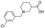 1-(3-CHLORO-BENZYL)-PIPERIDINE-3-CARBOXYLIC ACID Struktur