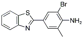 4-(1,3-BENZOTHIAZOL-2-YL)-2-BROMO-6-METHYLANILINE Struktur