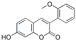 7-HYDROXY-3(2'-METHOXYPHENYL)-COUMARIN Struktur