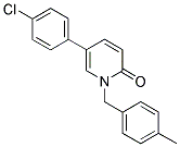 5-(4-CHLOROPHENYL)-1-(4-METHYLBENZYL)PYRIDIN-2(1H)-ONE Struktur