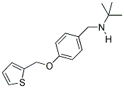 2-METHYL-N-(4-(THIEN-2-YLMETHOXY)BENZYL)PROPAN-2-AMINE Struktur