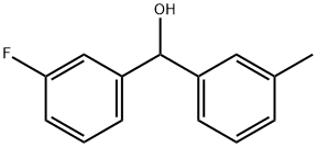 3-FLUORO-3'-METHYLBENZHYDROL Struktur