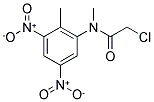 2-CHLORO-N'-1'-METHYL-N'-1'-(2-METHYL-3,5-DINITROPHENYL)ACETAMIDE Struktur