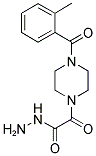 [4-(2-METHYL-BENZOYL)-PIPERAZIN-1-YL]-OXO-ACETIC ACID HYDRAZIDE Struktur