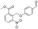 METHYL 2-[(4-FORMYLPHENOXY)METHYL]-3-NITROBENZENECARBOXYLATE Struktur