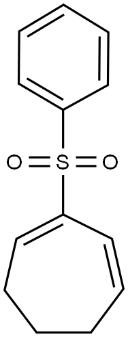 2-(PHENYLSULFONYL)-1,3-CYCLOHEPTADIENE Struktur