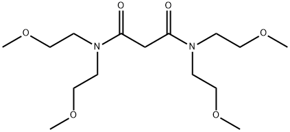 N,N,N',N'-TETRAKIS-(2-METHOXY-ETHYL)-MALONAMIDE Struktur