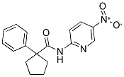 N-(5-NITRO(2-PYRIDYL))(PHENYLCYCLOPENTYL)FORMAMIDE Struktur